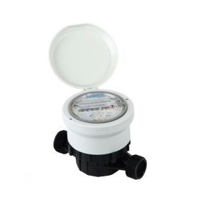 Contador de Agua Chorro Único con cuerpo de plastico y esfera Seca-ETKD-L