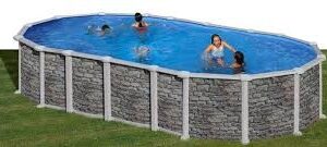Piscina SANTORINI ovalada 730x375x132