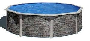 Piscina CERDEÑA redonda 240x120