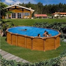 Piscina AMAZONIA ovalada 730x375x132
